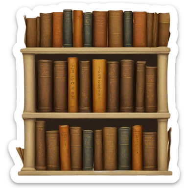 old books sticker