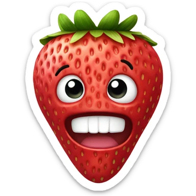 Strawberry Tanghulu sticker