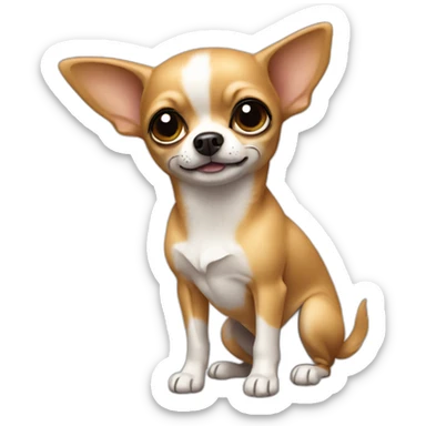 Chihuahua little dog sticker
