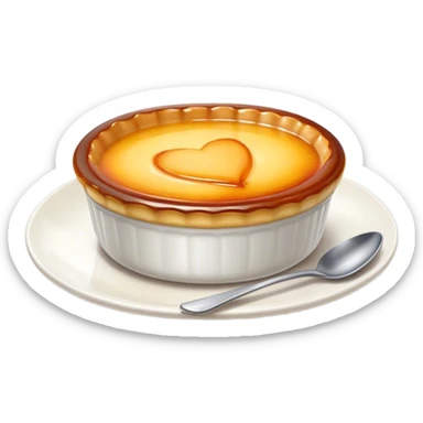 Creme brulee sticker