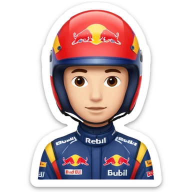 Red bull driver f1  sticker