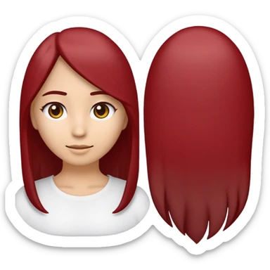"Crear un emoji de una chica con las siguientes características:

Cabello: Color marrón rojizo, suave y con un estilo ligeramente despeinado.
Ojos: De color marrón claro, grandes y expresivos, que transmitan alegría y curiosidad.
Orejas: Orejas de gato, puntiagudas y peludas, que sobresalgan de su cabello.
Cola: Una cola de gato larga y esponjosa, que se curve ligeramente hacia arriba.
Ropa: Lleva una camiseta casual de color claro y unos pantalones cortos, con un toque moderno.
Expresión: Una sonrisa amigable y juguetona, que refleje su personalidad alegre.
El fondo debe ser simple y colorido, para que el emoji resalte." sticker