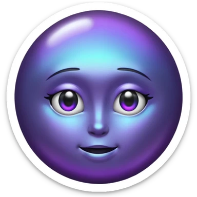 black and purple pearl black colour sticker