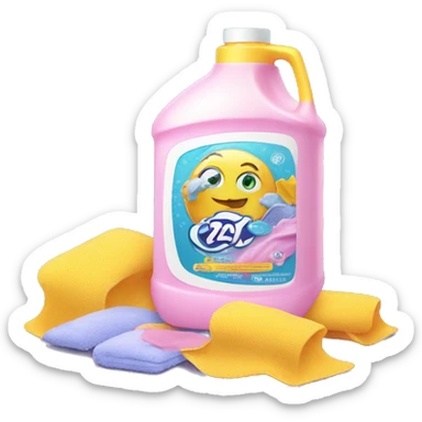 big laundry detergent y2k sticker