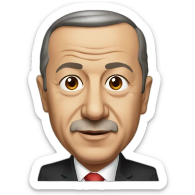 Recep Tayyip Erdogan sticker