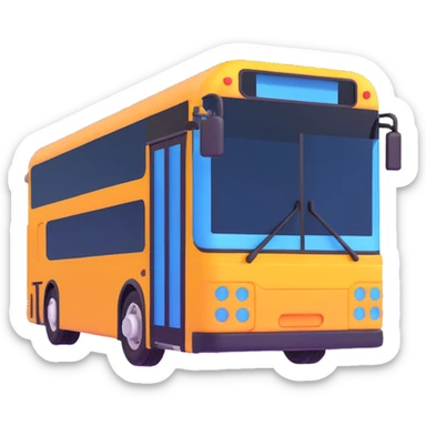 city bus sticker