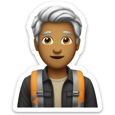 Personne qui s’habille  sticker