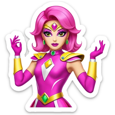 Drag queen power ranger sticker