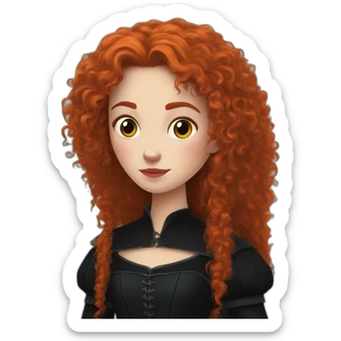 Merida gothic sticker