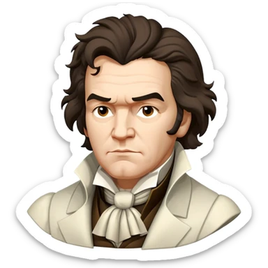 Ludwig van Beethoven  emoji sticker