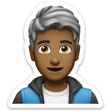 Un ragazzo di nome Matteo che matiene un cartello con la scrita gay sticker