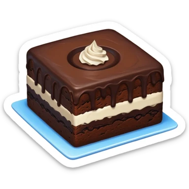 brownie cake sticker