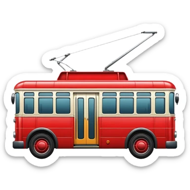 trolleybus sticker