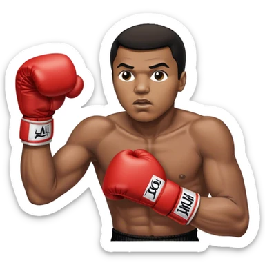 Muhammad ali boxing  sticker