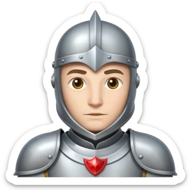 white knight sticker
