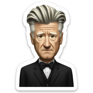 david lynch sticker