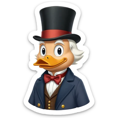 Scrooge McDuck sticker