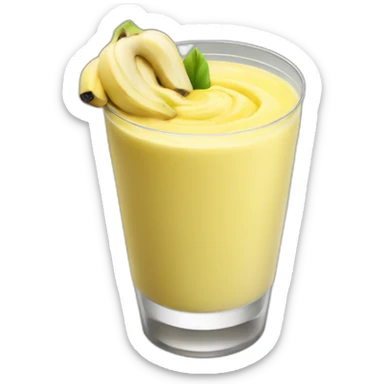 banana smoothie sticker