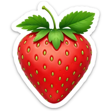 juicy strawberry sticker