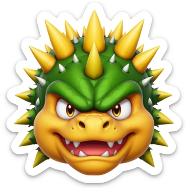 Bowser from the Super Mario Bros. Movie sticker