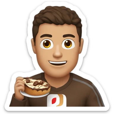 Cristiano ronaldo eat nutella sticker