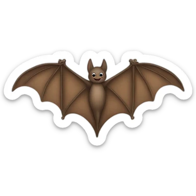 Bat colors puzzle  autism sticker