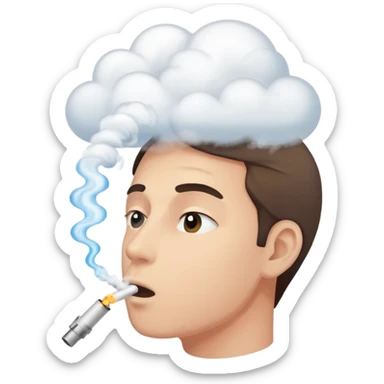 Vaping sticker