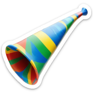 corneta de festa sticker