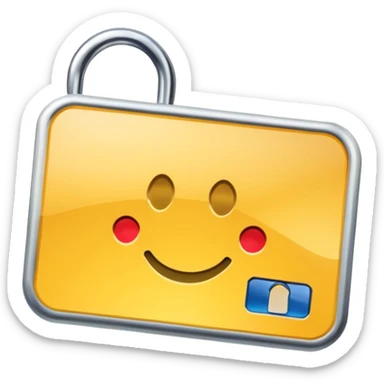 Hotel Key Card System sticker