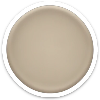 taupe circle sticker