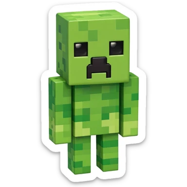 Minecraft creeper sticker