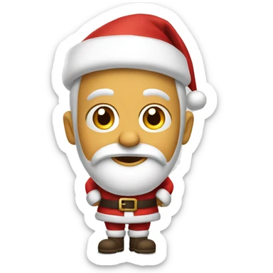 Santa’s naughty list sticker