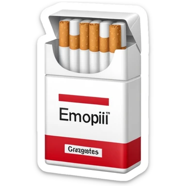 pack of cigarettes, no text sticker