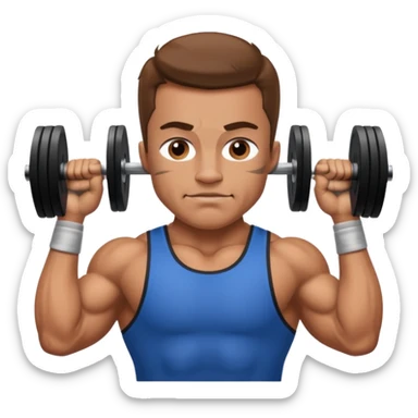 weightlifter sticker