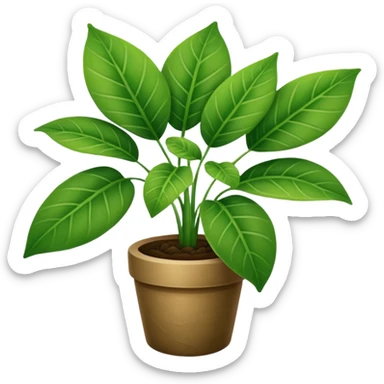 Marinuan plant sticker