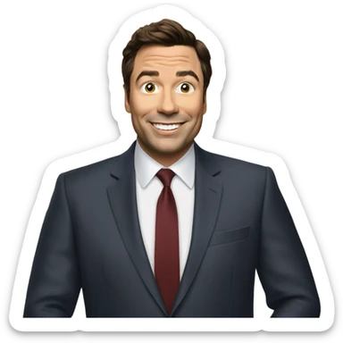 Jimmy Fallon Holiday sticker