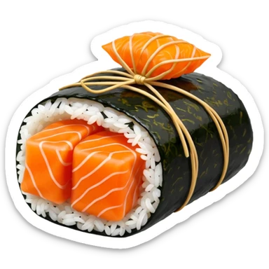 Ikura sushi sticker
