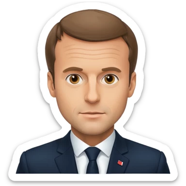 Macron sticker