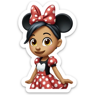 Minnie mouse sticker