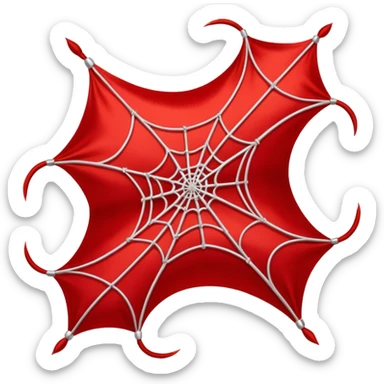 Telaraña roja sticker