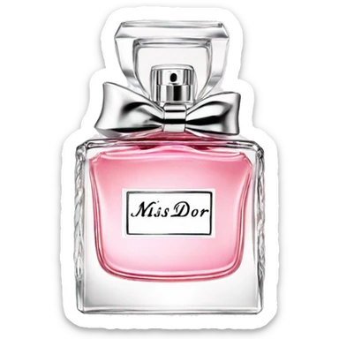 Miss dior perfume sticker