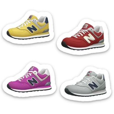 New Balance sneakers sticker