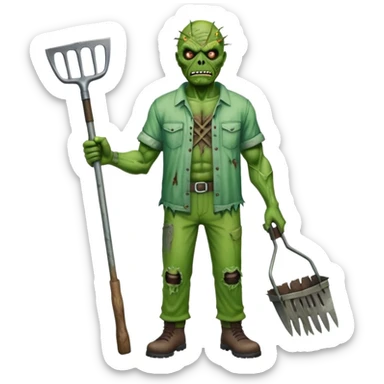 Gardener from the toxic avenger sticker