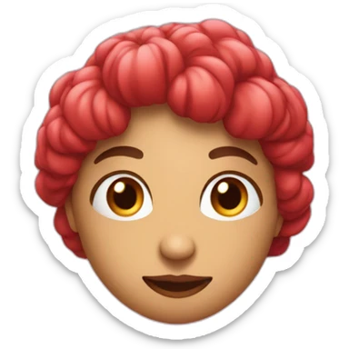 Une métisse avec un grand coeur sticker