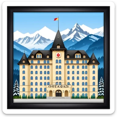 Gstaad palace hotel sticker