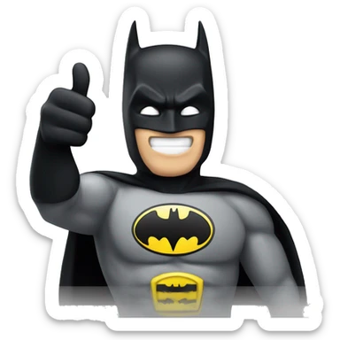 Batman thumbs up sticker