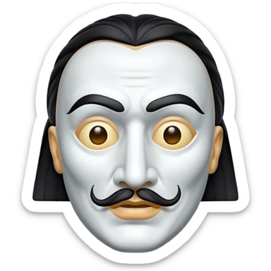 Money heist dali mask  sticker