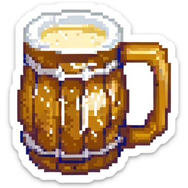beer mug sticker