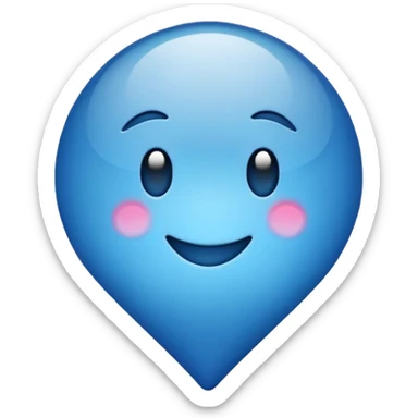 Checkmark blue sticker