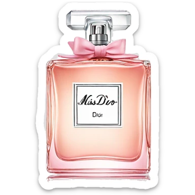 Miss dior perfume sticker